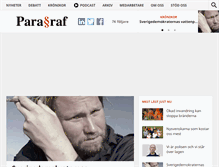 Tablet Screenshot of magasinetparagraf.se